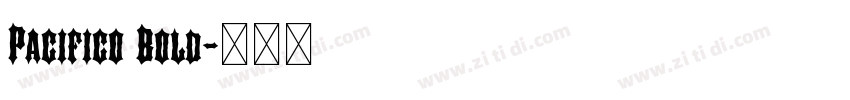 Pacifico Bold字体转换 Pacifico Bold字体转换